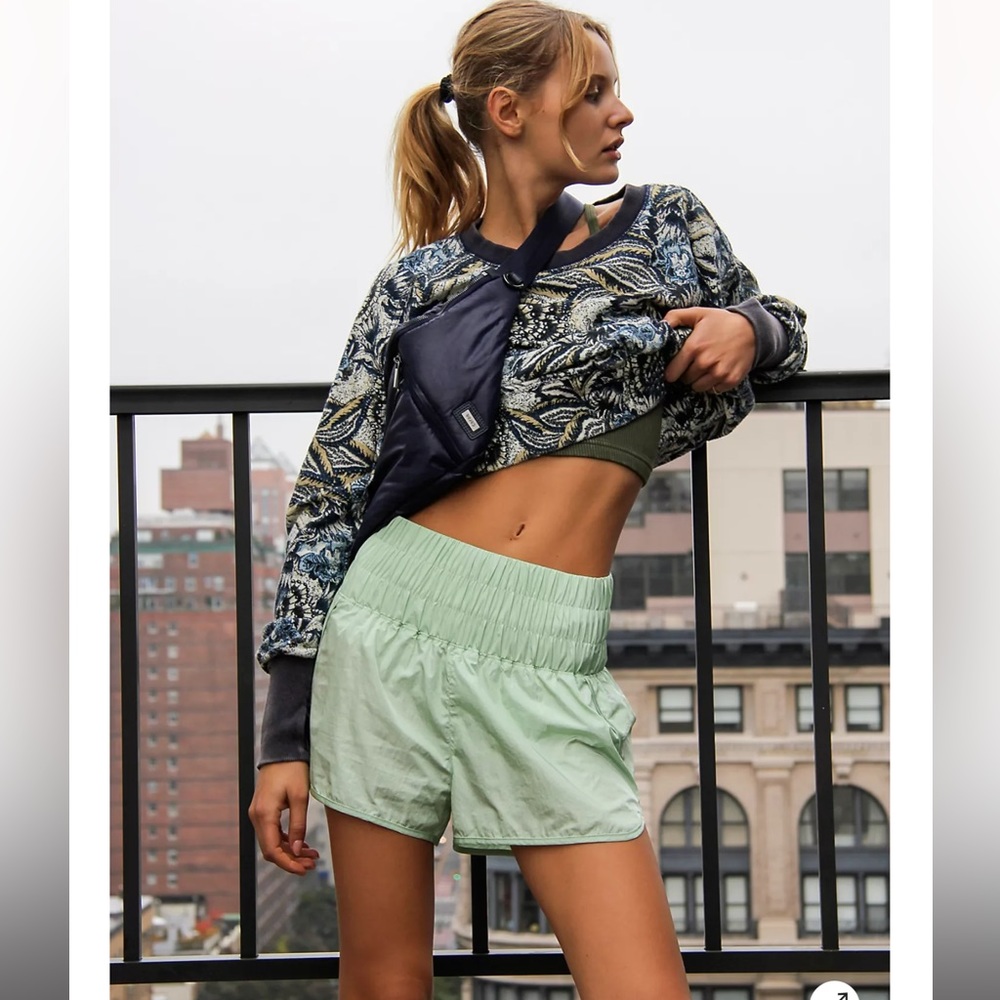 WORN ONCE Free People FP movement way home shorts